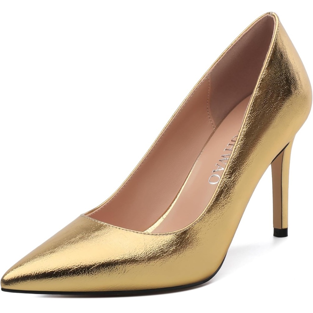 Women's Pumps, Pointed Closed Toe Stiletto High Heels, Fashion Solid High Heel